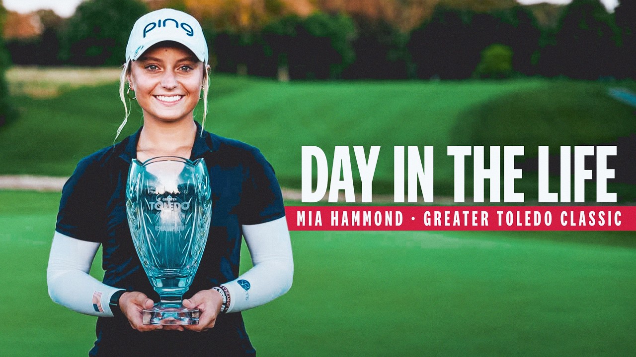 Title card for A Day in the Life of Mia Hammond, Greater Toledo Classic, for the USGA.